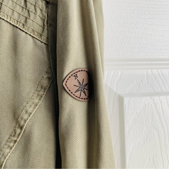 NWT Anthropologie Boundless North Green Zip Up Utility Jacket - Picture 5 of 12